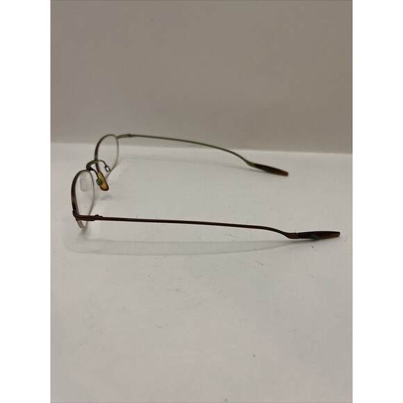 Calvin Klein Eyeglasses 5101 220 Half Rim Green/Brown Frames Only 50-19-140 - Picture 3 of 7